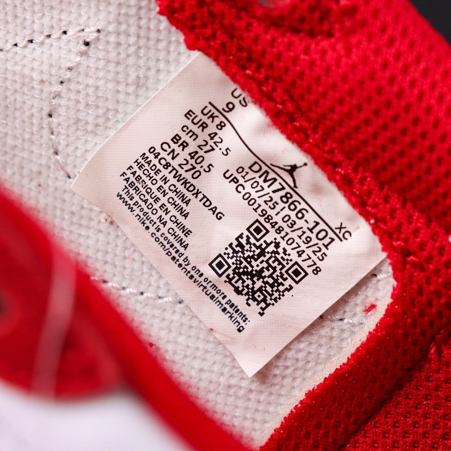 NIKE Air Jordan 1 Low Travis Scott Red