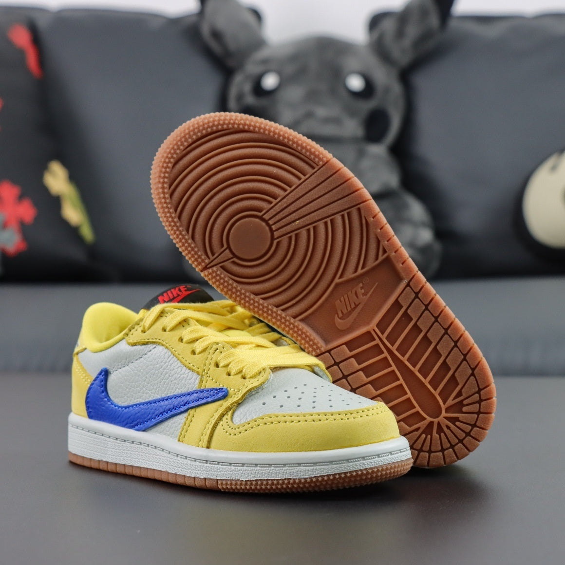 Children's Travis Scott x NIKE AIR JORDAN 1 LOW CANARY