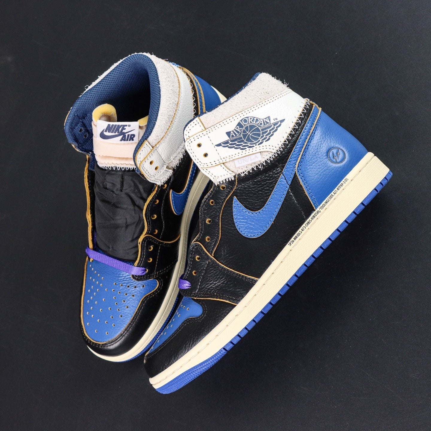 FRAGMENT DESIGN X UNION X NIKE AIR JORDAN 1 RETRO HIGH AUSSIE SP