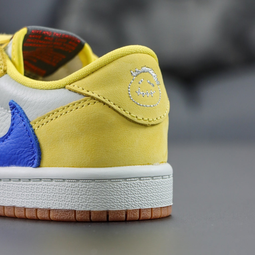 Children's Travis Scott x NIKE AIR JORDAN 1 LOW CANARY