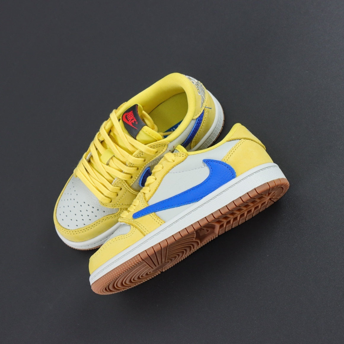 Children's Travis Scott x NIKE AIR JORDAN 1 LOW CANARY
