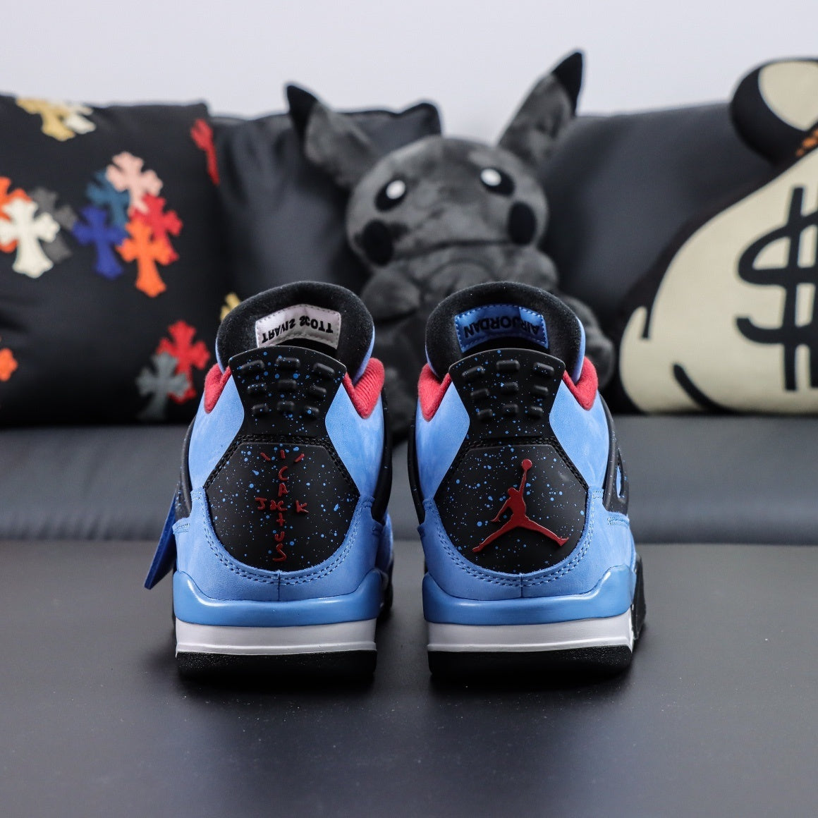 NIKE Air Jordan 4 X Travis Scott Cactus Jack Blue