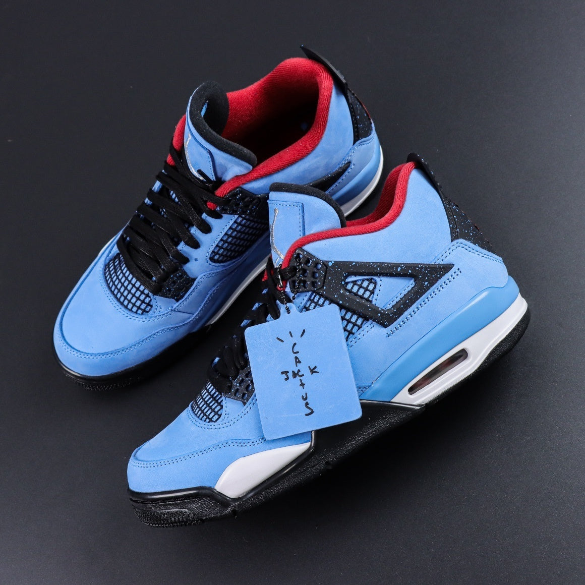 NIKE Air Jordan 4 X Travis Scott Cactus Jack Blue