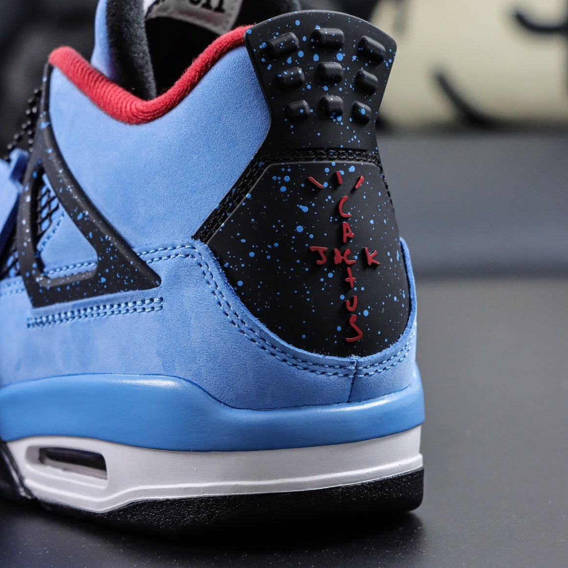 NIKE Air Jordan 4 X Travis Scott Cactus Jack Blue