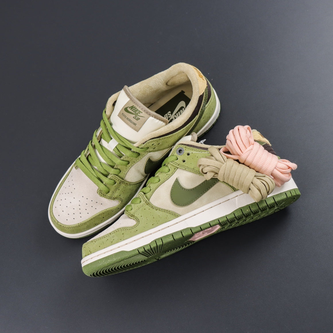 YUTO HORIGOME X NIKE DUNK SB LOW ASPARAGUS