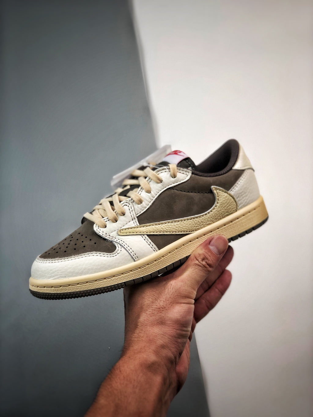 Children's TRAVIS SCOTT X NIKE AIR JORDAN 1 LOW OG REVERSE MOCHA