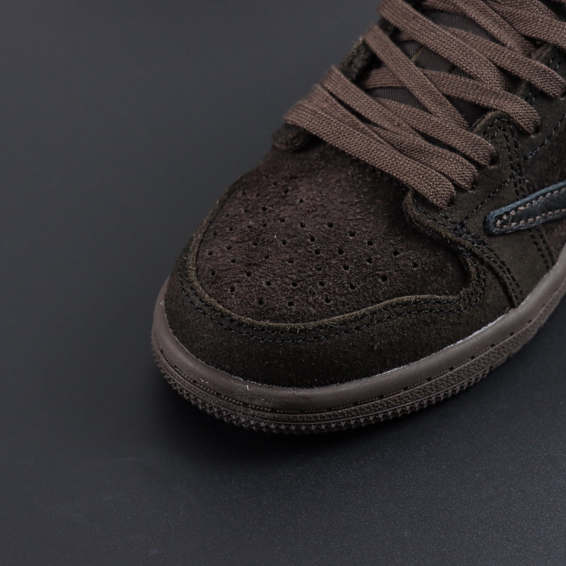 Children's Nike Air Jordan 1 Low x Travis Scott VELVET BROWN