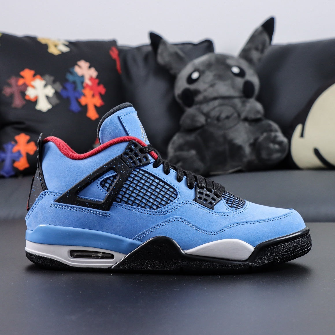NIKE Air Jordan 4 X Travis Scott Cactus Jack Blue