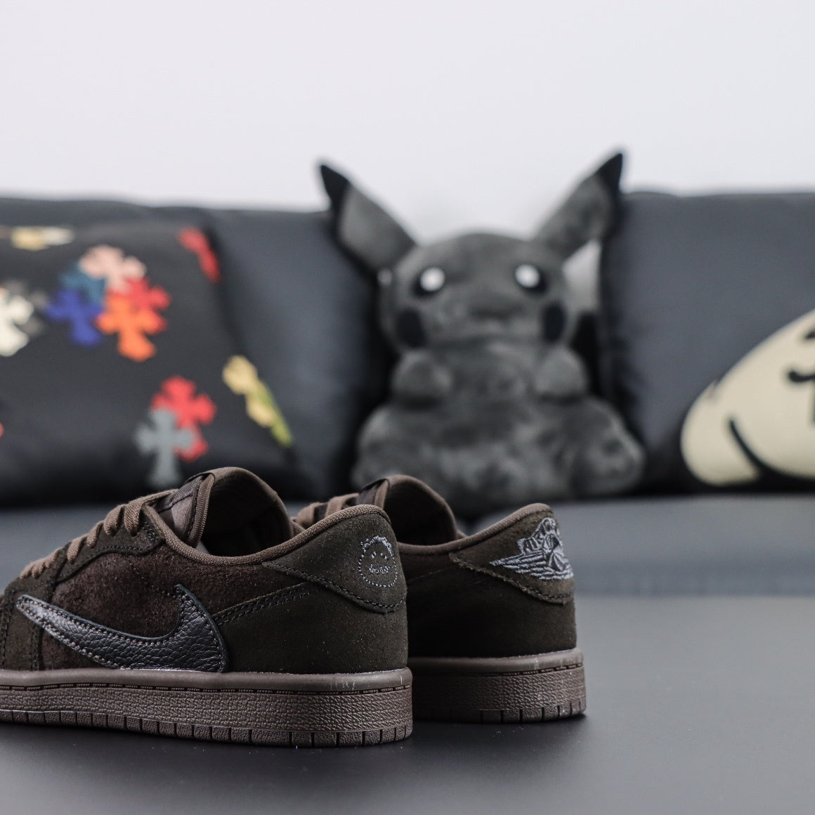 Children's Nike Air Jordan 1 Low x Travis Scott VELVET BROWN