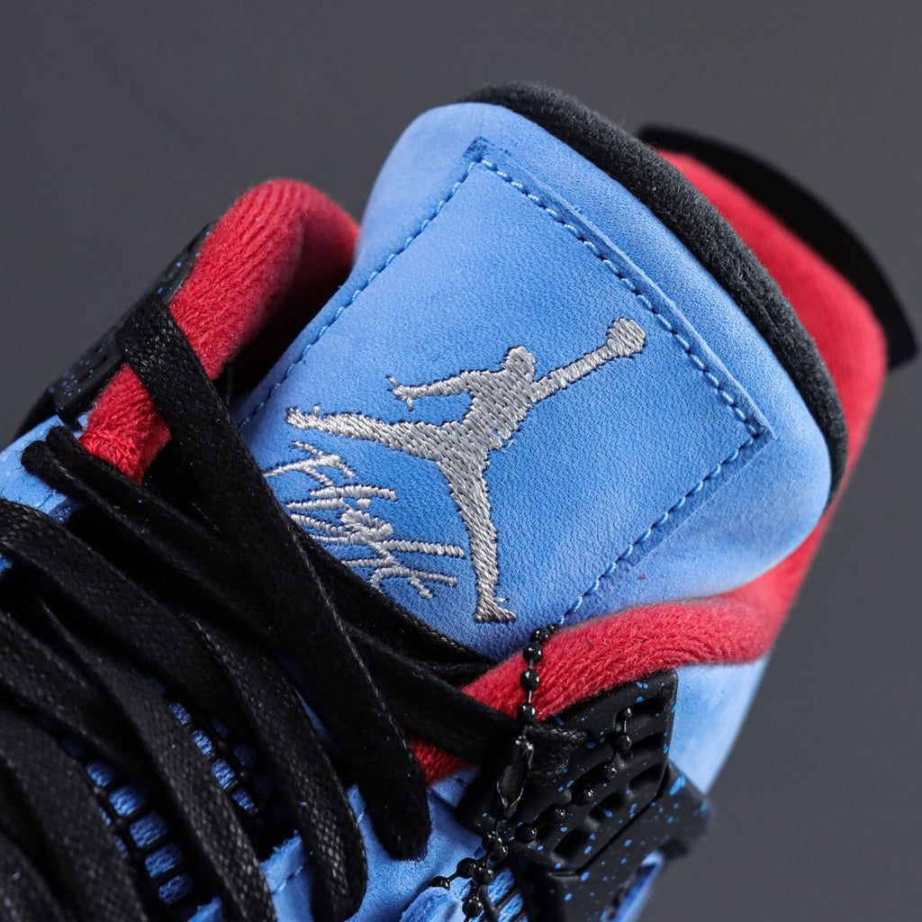 NIKE Air Jordan 4 X Travis Scott Cactus Jack Blue