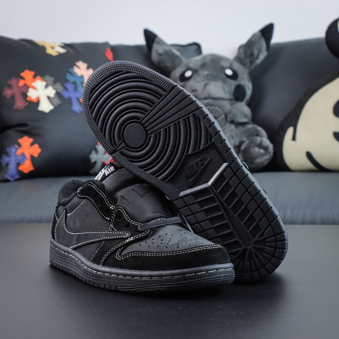 NIKE Air Jordan 1 Low OG Black Phantom