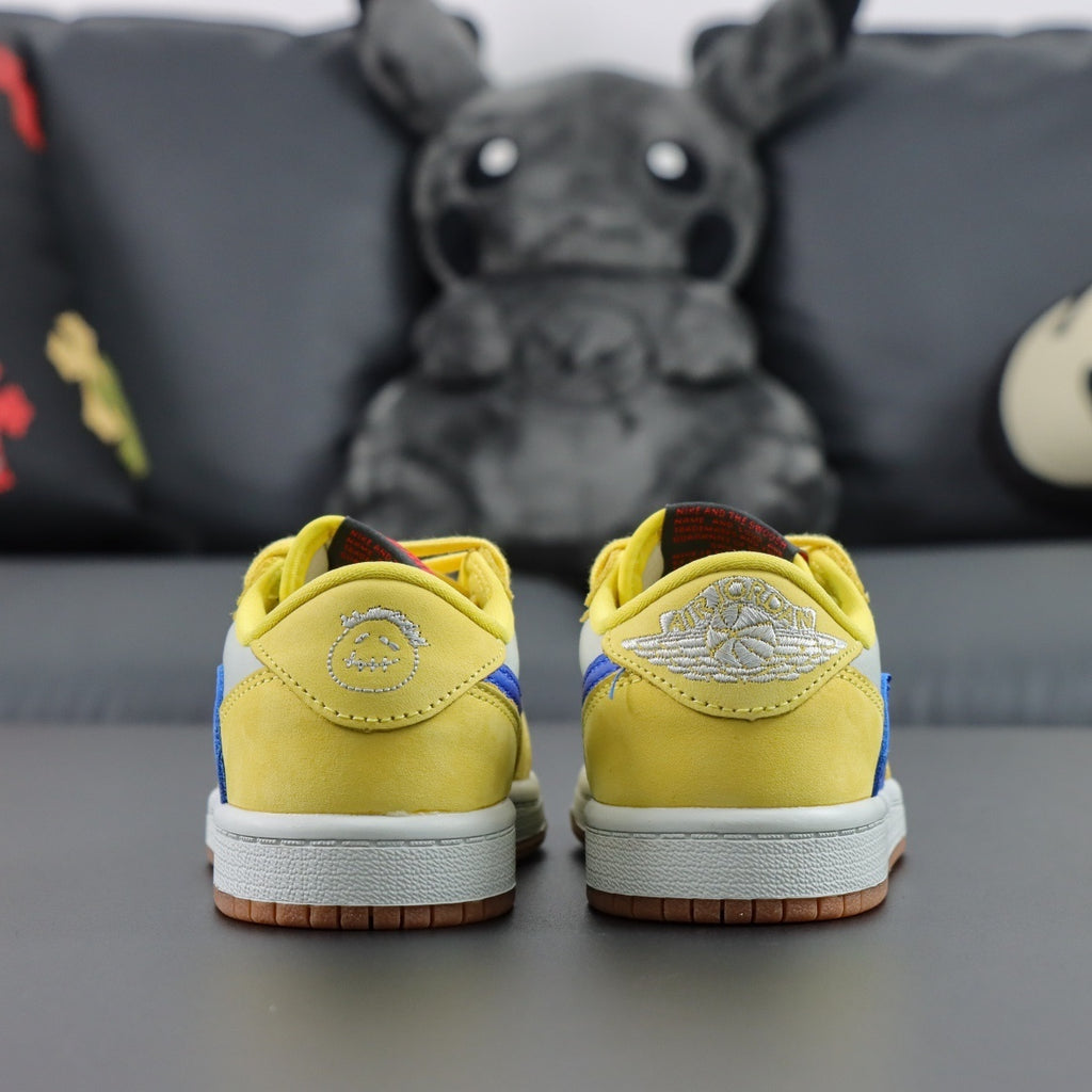 Children's Travis Scott x NIKE AIR JORDAN 1 LOW CANARY
