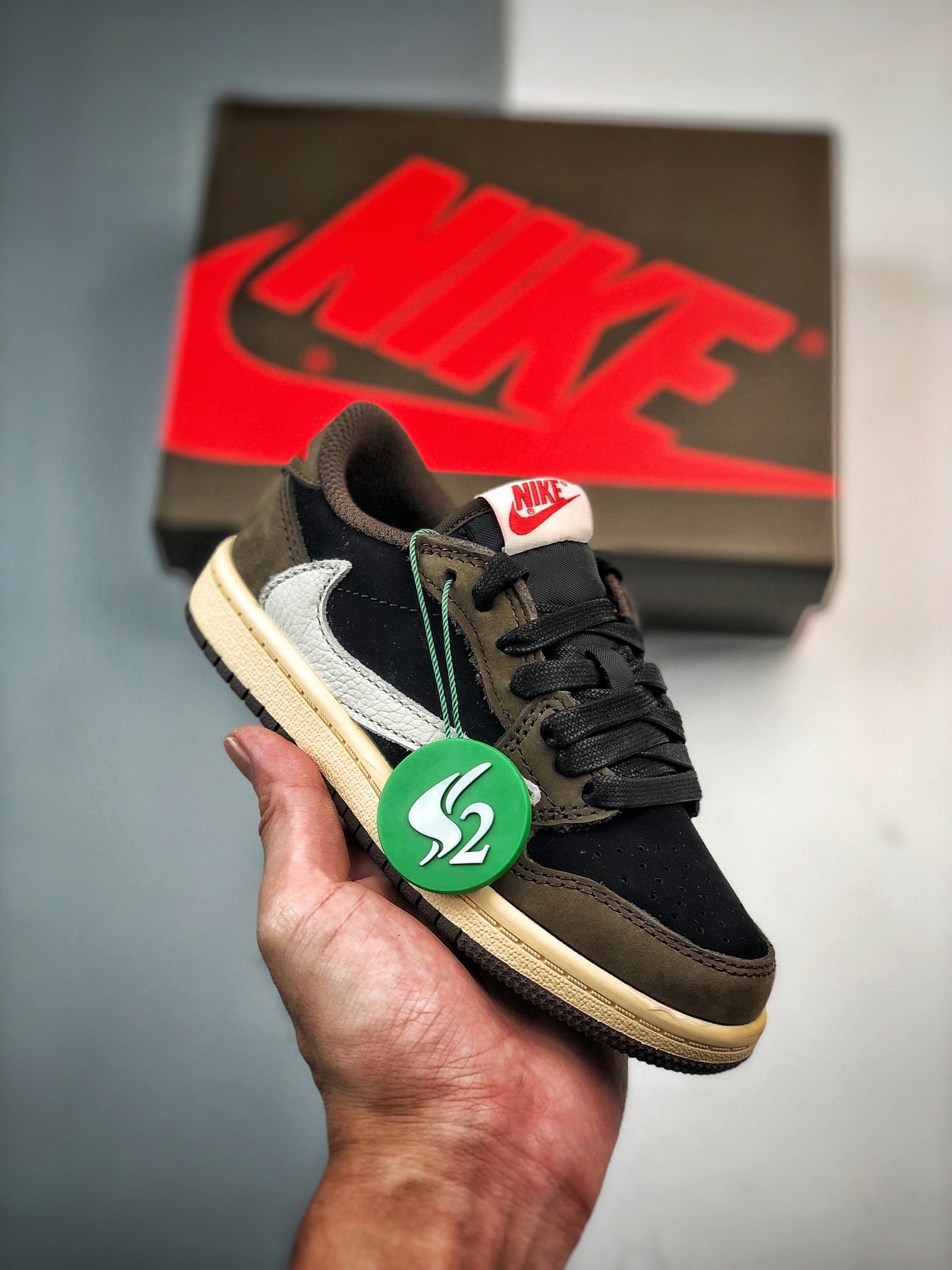 Children's Nike Air Jordan 1 Low x Travis Scott Mocha