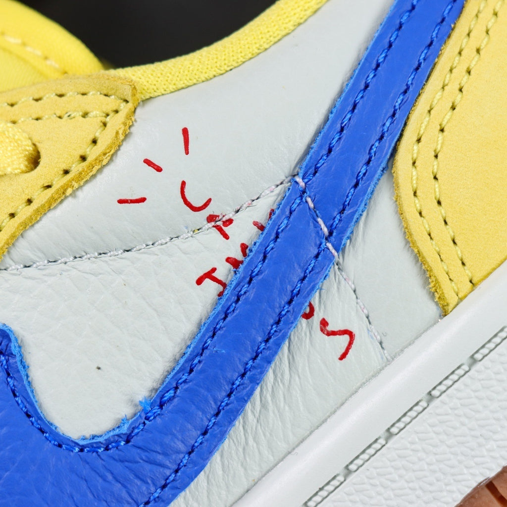 Children's Travis Scott x NIKE AIR JORDAN 1 LOW CANARY