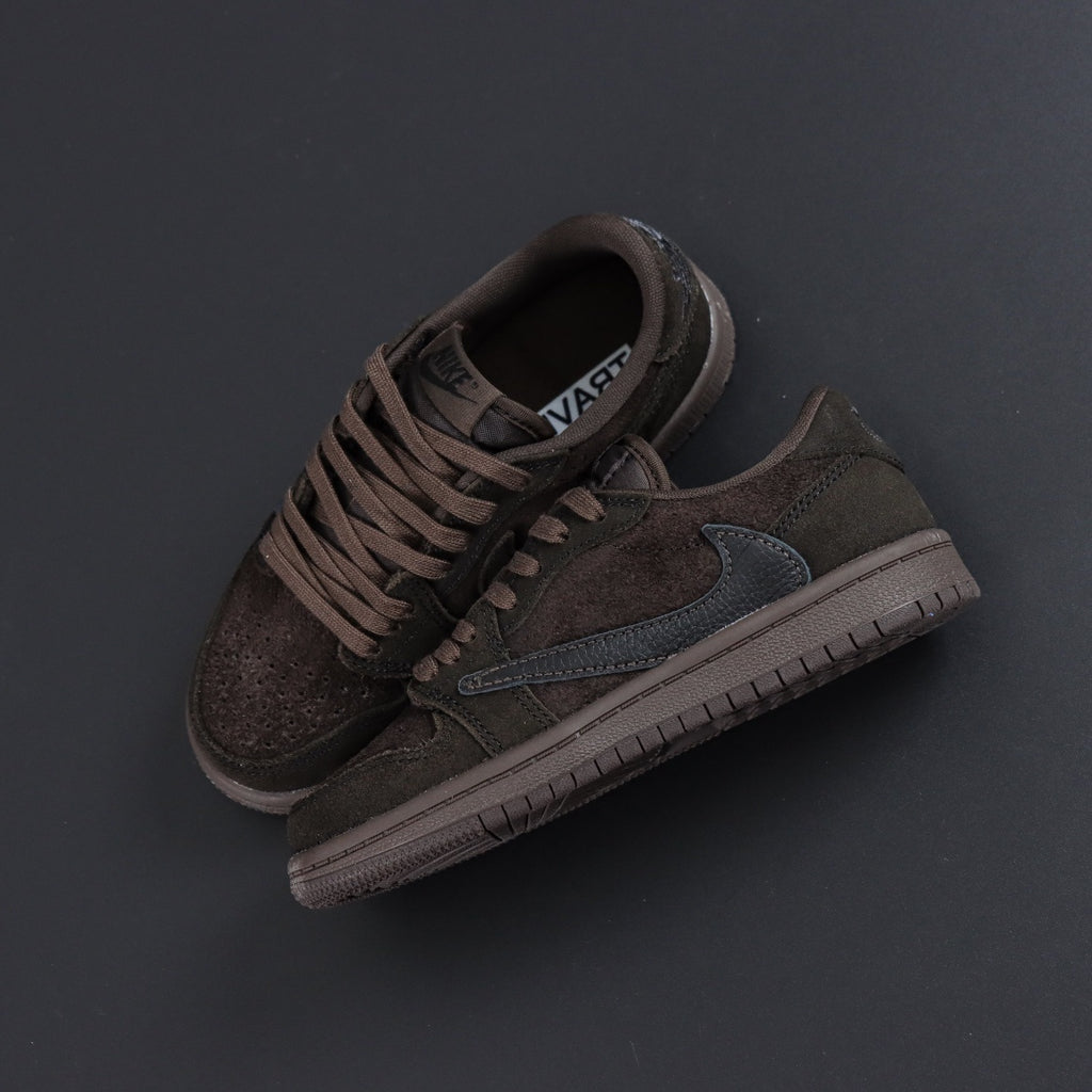 Children's Nike Air Jordan 1 Low x Travis Scott VELVET BROWN